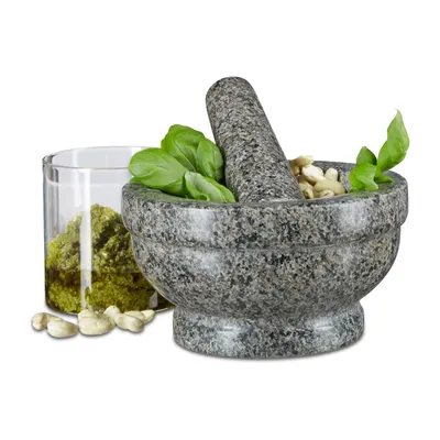 Obrázok produktu pre relaxdays 10021526_0 relaxdays Mörser grau