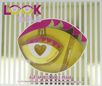 Zdjęcie produktu dla Agatha Ruiz De La Prada Look Gold Edt Spray 80 Ml Zestawy
