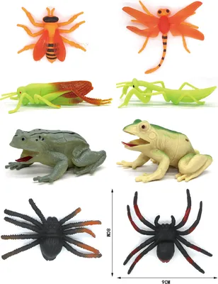 Immagine prodotto di Set di figurine di animali insetti