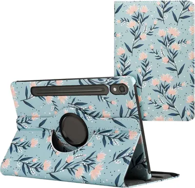 Produktbild von imoshion 360° drehbare Design Klapphülle Samsung Galaxy Tab S9 11.0 Zoll - Flowers