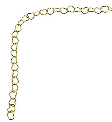 Produktbild von Schmuckador Fußkettchen Fusskettchen - Herzkette - 25cm - 333 Gelbgold