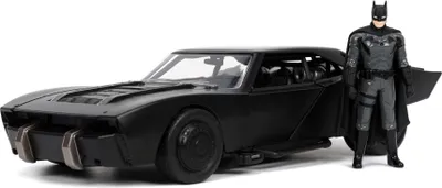 Image de Batman 2022 Hollywood Rides modèle réduit 1/24 2022 Batmobile avec figurine