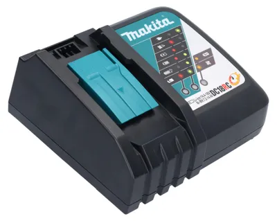 Immagine prodotto di Caricabatterie rapido Makita DC 18 RC 7,2 V - 18 V ( 195584-2 ) per batterie agli ioni di litio