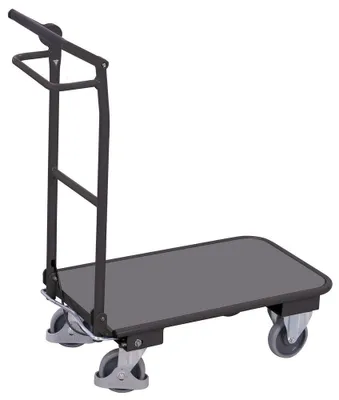 Produktbild von VARIOfit Klappbügelwagen mit Totmannsbremse 150kg Tragkraft Anthrazitgrau