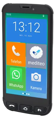 Produktbild von Senioren Smartphone Extragroße Darstellung Hörgerätekompatibel Notruf Olympia Neo mini