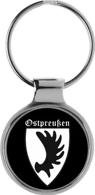 Produktbild von KIESENBERG Ostpreußen Alte Heimat Elchschaufel Landsmannschaft 3D Schlüsselanhänger A-9589