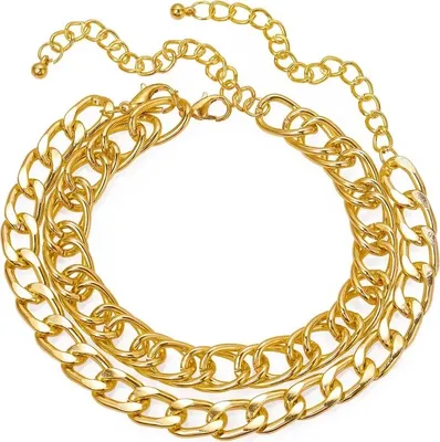 Produktbild von PH-27252 Golden Armbänder für Damen – Uni Schmuck KP27252