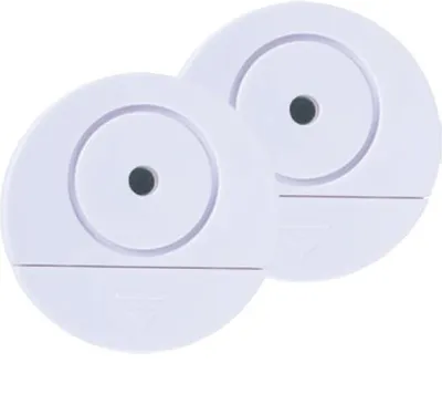 Zdjęcie produktu dla Smartwares SC08/2, Bezprzewodowy, 433 MHz, Biały, Plastik, Szkło, Bateria