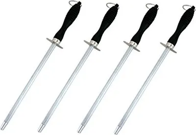 Produktbild von 4x Wetzstahl Messerschärfer Wetzstab Abziehstahl Messer Schärfer Schleifstab