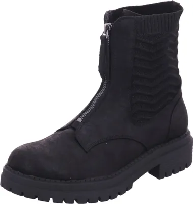A black boot on a white background.