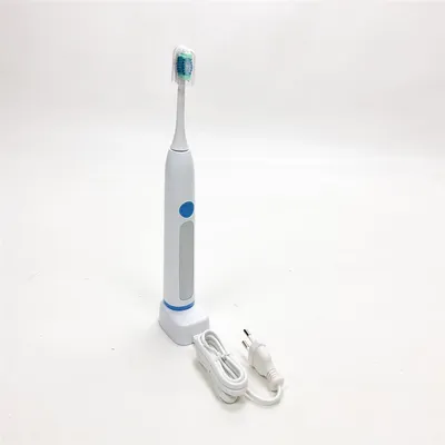 Obrázok produktu pre Solimo Dobíjacia elektrická zubná kefka Sonic - vysoko výkonný motor, 5 režimov čistenia, 2 minútový časovač, ergonomický dizajn