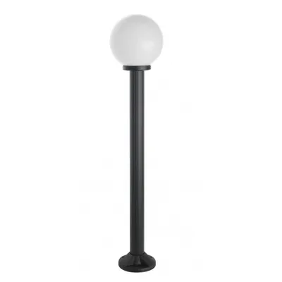 Immagine prodotto di Lampada da giardino 120 cm sfera bianca o fumé 20 cm 1xE27 nero IP43 SU-MA Kule K 5002/2/K 200