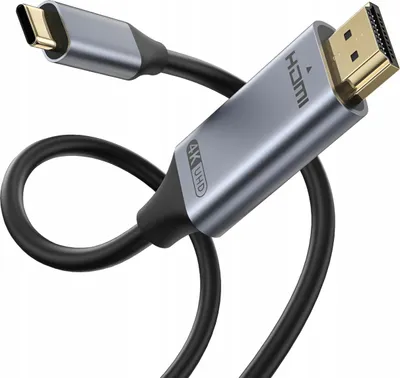 Obrázok produktu pre Kábel USB-C na HDMI ADAPTÉR USB-C TYP C 3.1 FULLHD 4K UHD 1,8M