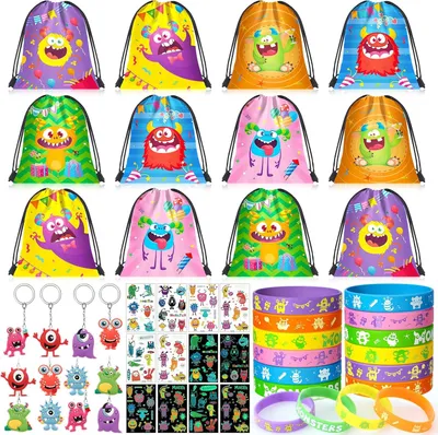 Productafbeelding van Monster Party uitdeelcadeautjes kinderverjaardag - Piñata-vulling - Gastgeschenken