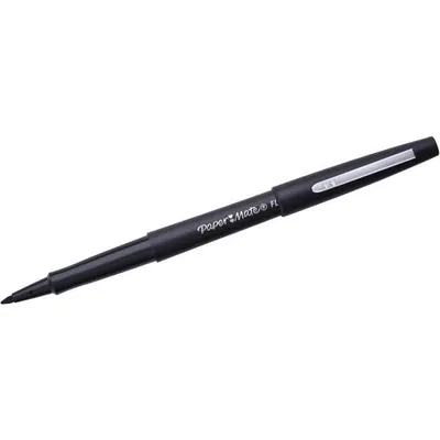 Obrázok produktu pre Papermate Flair, Čierna, Stredná, Čierna, Plast, Kolo, 1 mm