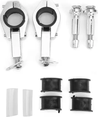 Image de 22 mm 28 mm Protection universelle pour guidon de moto Protection blanche