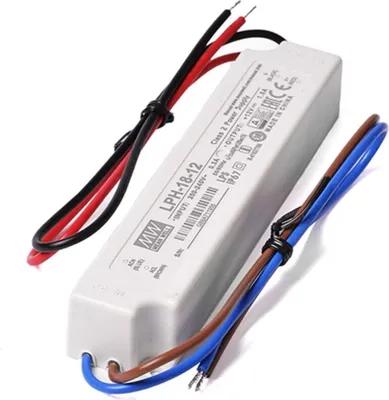 Produktbild von MeanWell IP67 Wasserdichte Stromversorgung Mean Well LPV Serie AC/DC Transformator für LED-Beleuchtung 18W 12V LPH-18-12