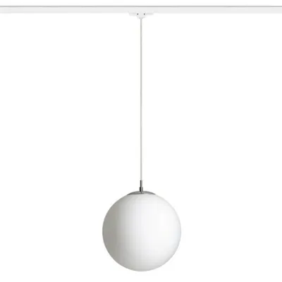Produktbild von RED - DESIGN RENDL RENDL LUNA 30 für Dreistromschienen, Opalglas/Chrom, 230 V, E27, 15 W, R13969