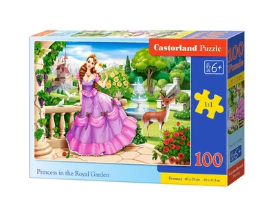 Produktbild von Castorland Princess in the Royal Garden, Puzzle 100 Teile