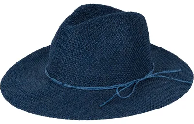Produktbild von styleBREAKER Damen Panama Sonnenhut mit dünnem Hutband, Strohhut, Schlapphut, Sommerhut, Fedora Hut 04025040