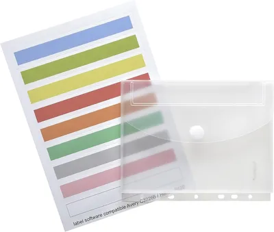 Obrázek produktu pro FolderSys 10 Dokumententaschen Index transparent matt und