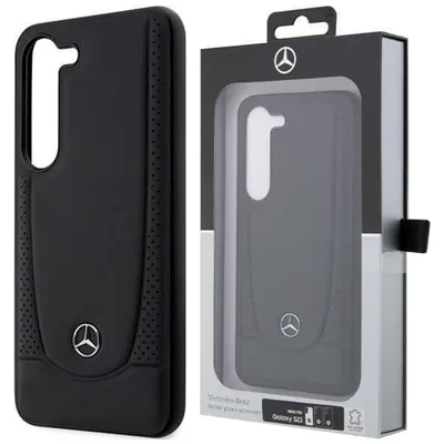 Produktbild von Mercedes Urban Lederhülle für Samsung Galaxy S23  schwarz Handyhülle