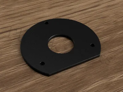 Image de Plaque de base ABS Plaque de glissement Plaque de fraisage pour défonceuse POF1400ACE 1200AE Bosch