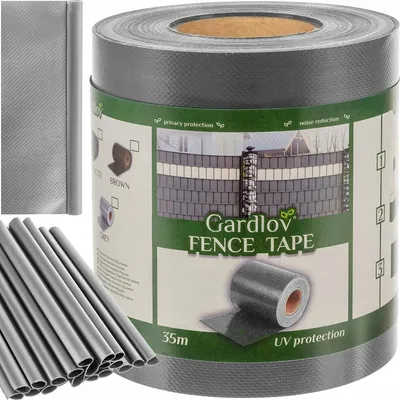 Zdjęcie produktu dla Taśma ogrodzeniowa 19cmx35m 630g/m2 szara 23704