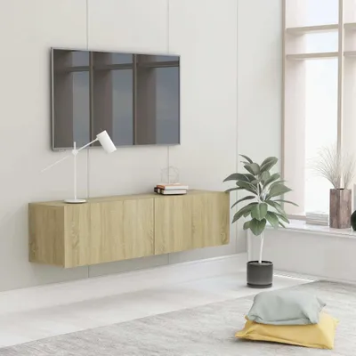 Produktbild von The Living Store TV-Schrank Sonoma-Eiche 120x30x30 cm Holzwerkstoff