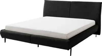 Produktbild von Polsterbett >Pula< in Anthrazit, 180x200 cm Liegefläche - 215x106x228cm (BxHxT)