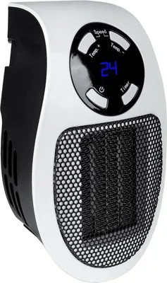 Produktbild von Steckdosen-Heizlüfter GSH 500 K mini (230 V, 500 W Heizleistung, 28,46 m³/h Gebläseleistung, PTC-Keramik Heizelement, 90° drehb. Netzstecker
