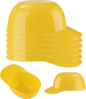 Obrázek produktu pro 6er Set Eisbecher in Gelb C Baseball-Helm Design, Eisschalen