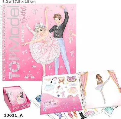 Zdjęcie produktu dla TOPModel Dress Me Up Stickerbuch BALLET