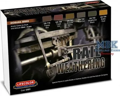 Image de LIFECOLOR LC-CS21 Rail Weathering CS21