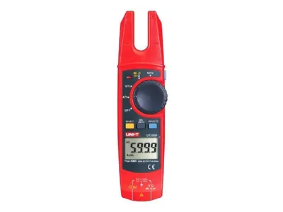 Productafbeelding van UNI-T Multimeter UT256B, True RMS, NCV, tangvormig, 6000 tellingen, automatische bereikselectie, afmetingen 210x53x35mm