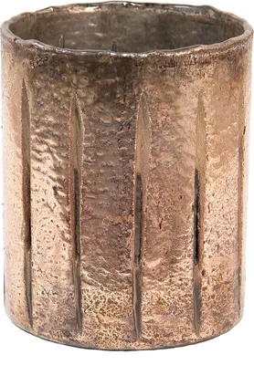Obrázek produktu pro Stojánek na čajovou svíčku Clayre & Eef Ø 13x16 cm Růžové sklo