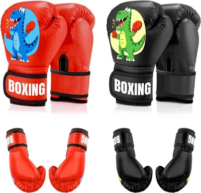 Zdjęcie produktu dla Rękawice bokserskie 3-14 lat, skóra PU, do kickboxingu