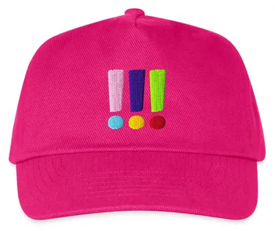 Produktbild von Spreadshirt Die Drei Ausrufezeichen Logo Stick Kinder Basecap, One size, Fuchsia
