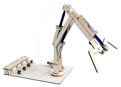 Immagine prodotto di Modelli fai da te con braccio idraulico-meccanico - Giocattoli da costruzione - Modelli didattici scientifici - Regalo di compleanno per bambini
