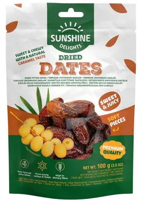 Produktbild von Sunshine Delights Dried Dates 100g