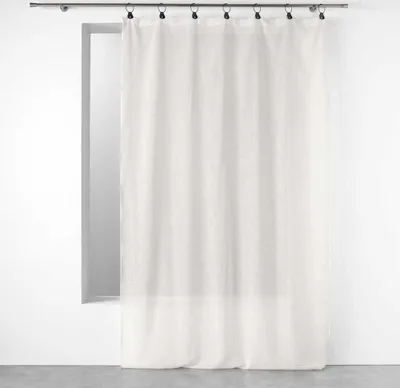 Produktbild von Voile Vorhang mit Ösen 140 x 280 cm Senez Weiß