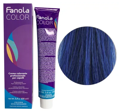 Produktbild von Fanola Haarfarbe Professional Colouring Cream Blue