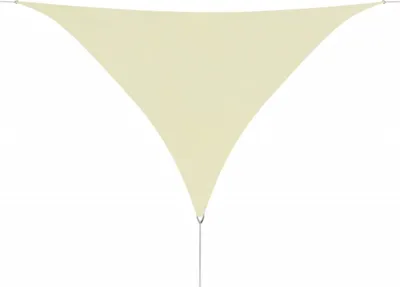 Obrázek produktu pro vidaXL Plachta proti slunci oxford, trojúhelník 3,6x3,6x3,6m krémová