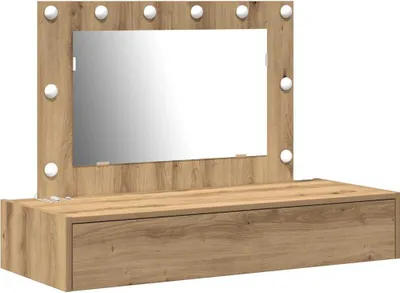 Zdjęcie produktu dla Toaletka Brązowy 100 x 40 x 70 cm Materiał drewnopochodny