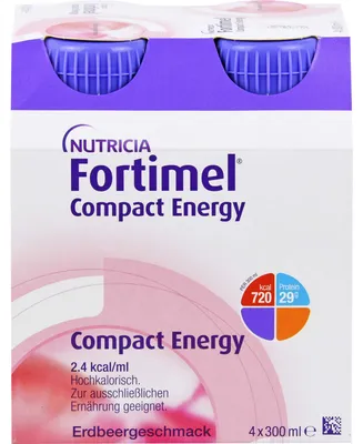 Productafbeelding van Fortimel Compact Energy, energierijke drank, aardbeismaak, 1200 ml oplossing