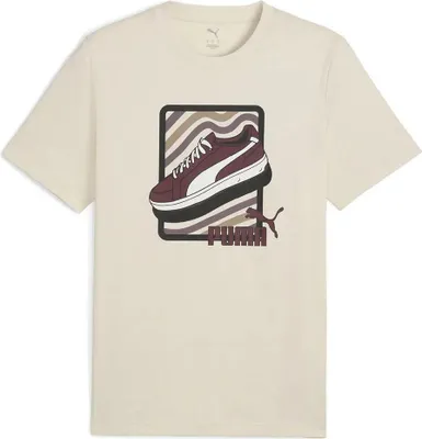 Produktbild von Puma Graphic Sneaker Kurzarm-t-shirt Beige L Herren Beige L