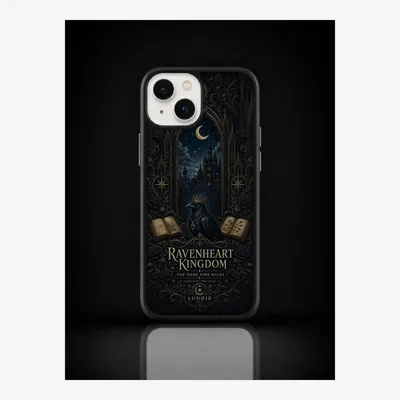 Obrázok produktu pre Puzdro na iPhone 14, ochranné puzdro s motívom srdca krkavca – LUNØIR ©