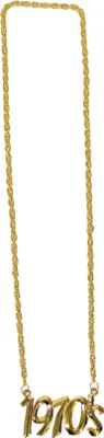 Image de Collier en or avec l'année 1970