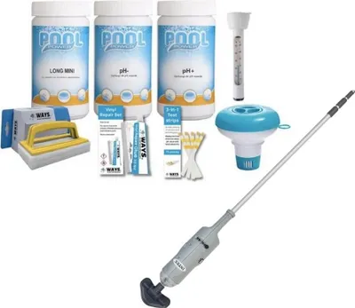 Zdjęcie produktu dla WAYS - Poolpflege - Paket Medium & odkurzacz basenowy