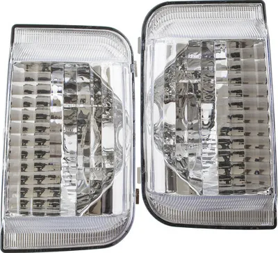 Produktbild von Spiegel Blinker Silber LINKS + RECHTS für Außenspiegel Seitenblinker für Fiat